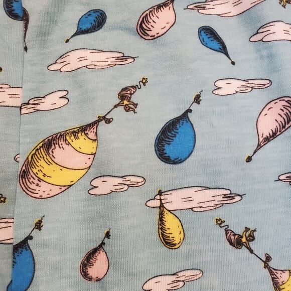 Dr Suess Oh The Places You'll Go Pjs 3 Piece Lounge Wear Set 2X 18W 20W - Picture 3 of 16